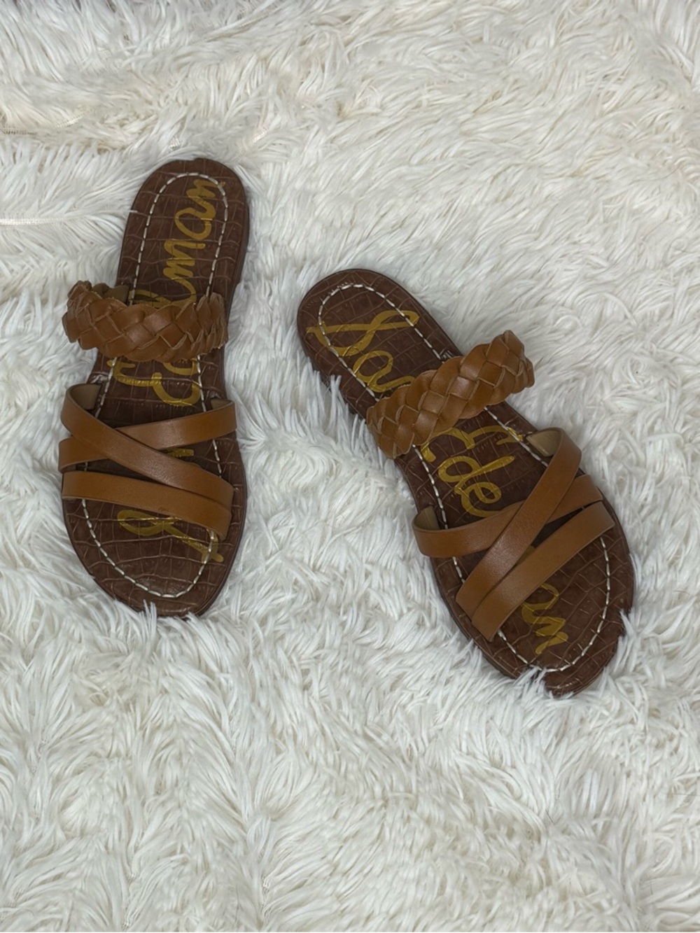 Sam Edelman Gavin Braided Top Leather Sandals